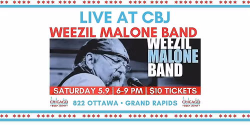 LIVE at CBJ: Weezil Malone Band