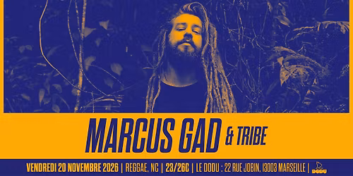 MARCUS GAD & TRIBE  [Reggae | Nouvelle-Cal\u00e9donie] \u2022 Le Dodu, Marseille