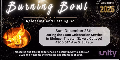 Burning Bowl Service