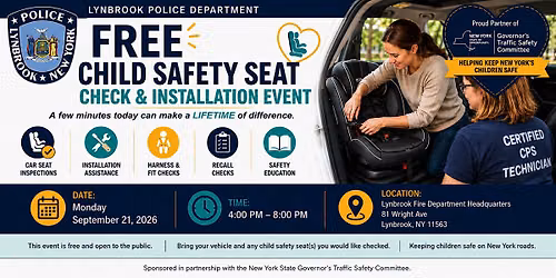 FREE Child Safety Seat Check\/Installation