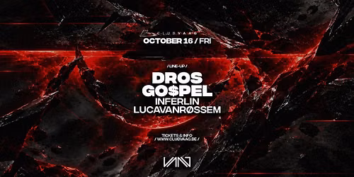 Club Vaag Invites DROS & GO$PEL