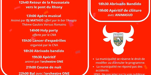 Fête Votive de Nages et Solorgues