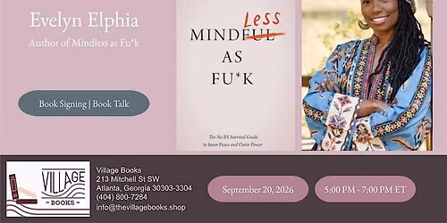 Book Signing and Talk with Evelyn Elphia
