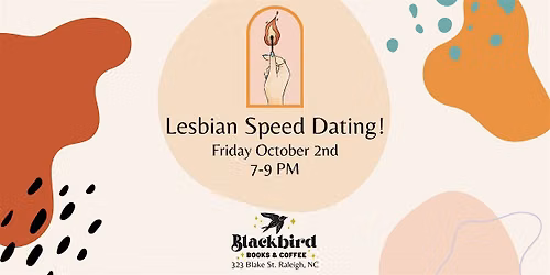 AGE 35+ Lesbian Speed Dating @ Blackbird Books and Coffee