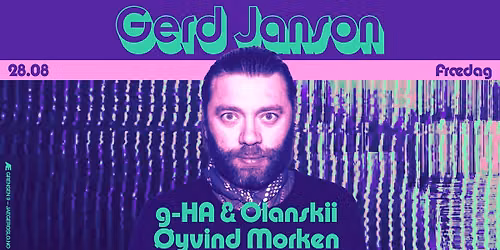 Fr\u00e6dag: Gerd Janson + g-HA & Olanksii + \u00d8yvidn Morken