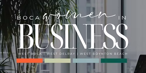 Boca Women in Business Networking- April