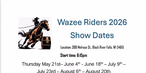Wazee Rider Fun Show & Goat Tying