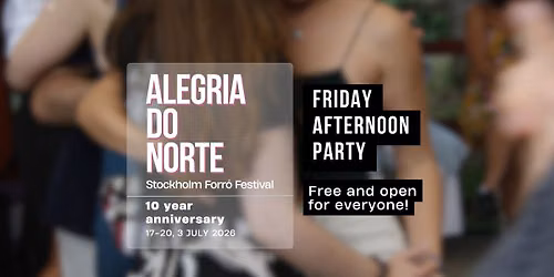 Free Afternoon Forr\u00f3 | Alegria do Norte 2026