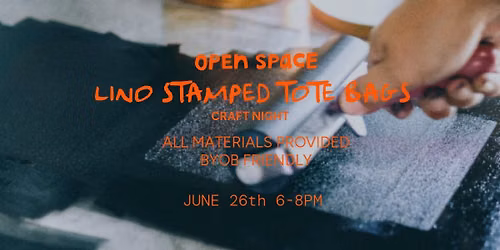 Craft Night: Lino Stamped Tote Bags