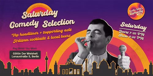English stand-up: Saturday Comedy Selection w. TBA 04.07.26