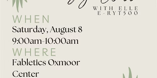 Yoga at Fabletics Oxmoor Center