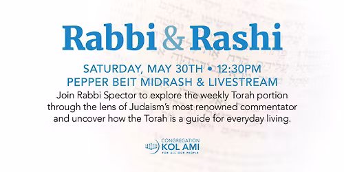 Rabbi & Rashi