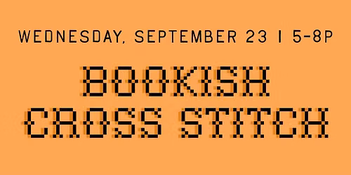 Bookish Cross Stitch Class