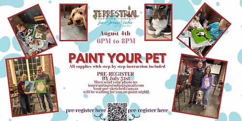 Paint Your Pet @ Terrestrial Brewing Co.