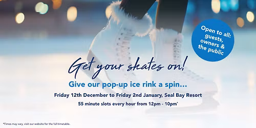 Ice Skating at Seal Bay Resort