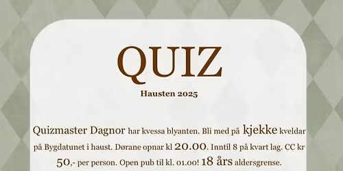 Quiz med Dagnor