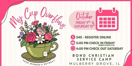 My Cup Overflows: Women's Retreat