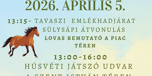 \ud83d\udc30\ud83c\udf37 S\u00dcLYS\u00c1PI H\u00daSV\u00c9TOL\u00c1S 2026 \ud83c\udf37\ud83d\udc30 \u00e9s \ud83d\udc0e Tavaszi Eml\u00e9khadj\u00e1rat s\u00fclys\u00e1pi \u00e1tvonul\u00e1sa\ud83d\udc0e 