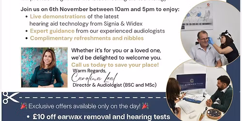 The Audiology Expert open day