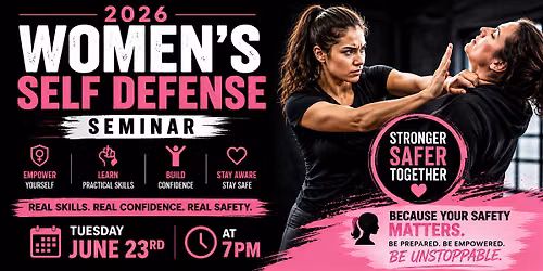 Warrior Women's Self Defense Seminar