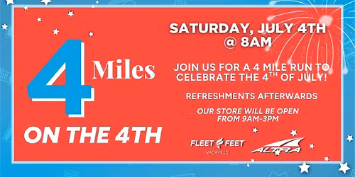 4 Miles on the 4th!