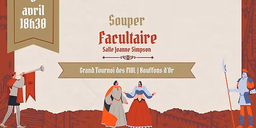 Souper facultaire 2026 : Grand tournoi de FIAL | Bouffons d\u2019Or \ud83c\udf1f