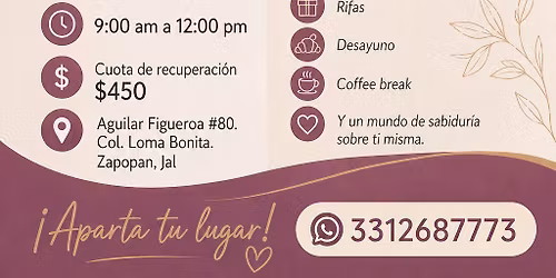 Taller para mujeres: Menopausia y Climaterio 