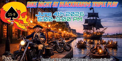 Bike Night at Blackbeard\u2019s Triple Play