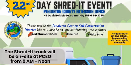 2nd Annual Earth Day Shred-It Event