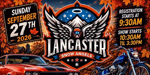Lancaster Snow Angels Fall Season Closer Car and Bike Show