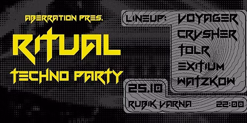 "Ritual" - Techno Party @ Rubik