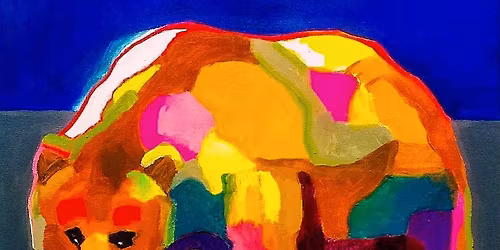 Paint Night Out: "Colors of a Bear" by John Nieto with Mickey and Laura