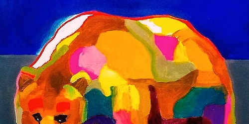 Paint Night Out: "Colors of a Bear" by John Nieto with Mickey and Laura