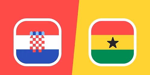 Croatia vs Ghana - World Cup - Match 68 (Group L)