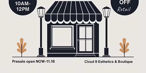 Shop Small Business Saturday Sale