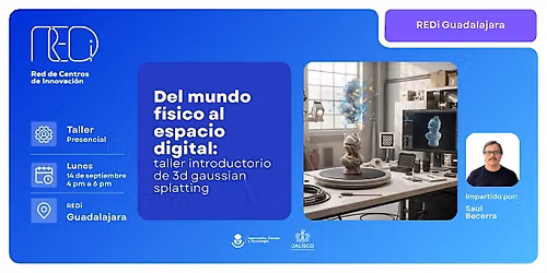 Mundo f\u00edsico al espacio digital: taller introductorio 3d Gaussian Splatting