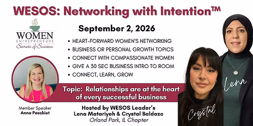 WESOS Orland Park: Relationships are the heart of every successful business