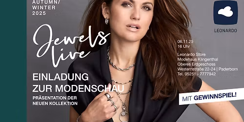 Jewels Live: Modenschau & Kollektionspr\u00e4sentation in Paderborn \ud83d\udecd\ufe0f