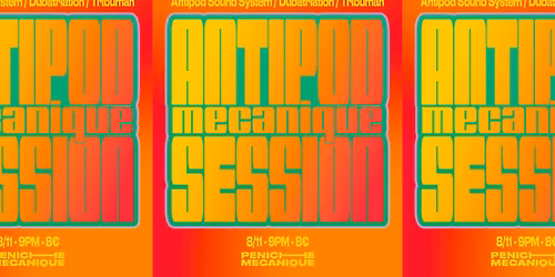 ANTIPOD M\u00c9CANIQUE SESSION