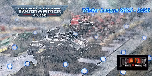 Warhammer 40k 1250pt Winter League Week 12