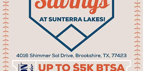 Grand Slam Savings at Sunterra Lakes