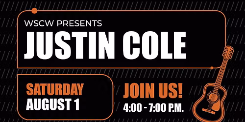 Justin Cole Live at WSCW August 1