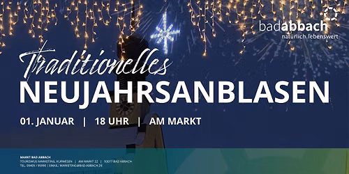 Neujahrsanblasen am Markt