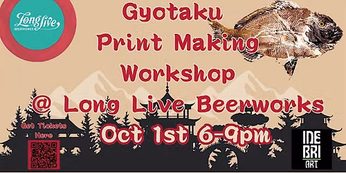 Gyotaku Print Making Workshop at Long Live Beerworks
