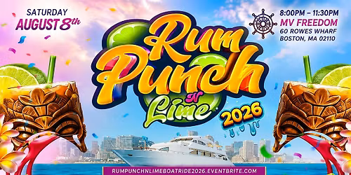 RUM PUNCH & LIME BOATRIDE