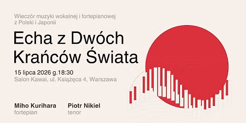 Wiecz\u00f3r muzyki wokalnej i fortepianowej z Polski i Japonii