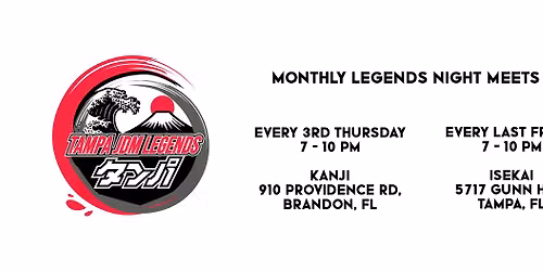 Tampa JDM Legends - Legends Night Meet at Kanji