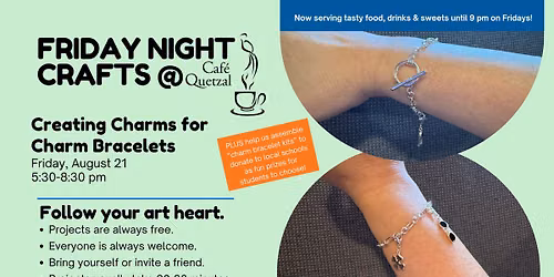 Friday Night Crafts: Creating Charms for Charm Bracelets