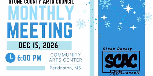 SCAC Monthly Meeting - December 2026