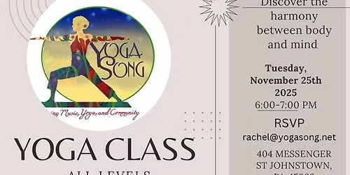 Yoga @ Studio 404- Gratitude Focused Practice